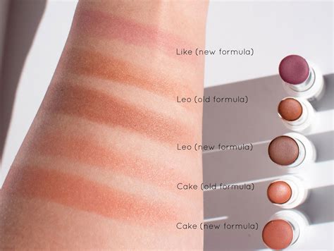 glossier new generation g swatches.